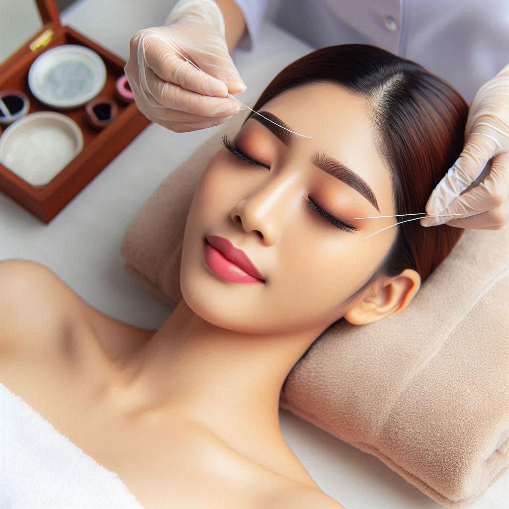 Fadentechnik Epilation